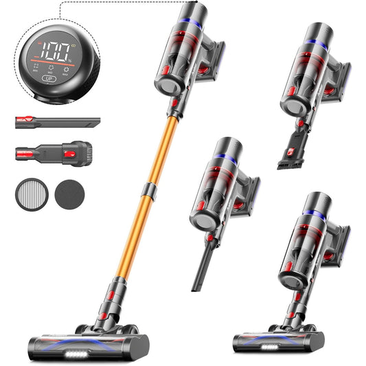 Avalsor Cordless Vacuum Cleaner: 550W Power, 45Kpa Suction, 65 Mins Runtime