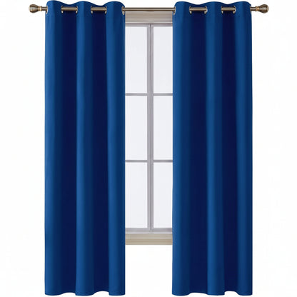 Deconovo Thermal insulated room darkening grommet curtain panel for Bedroom