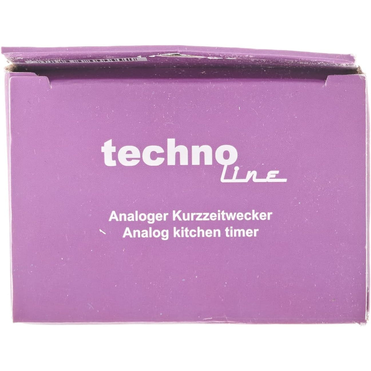 Technoline KZW Analog White Mechanical 60-Minute Kitchen Timer for Cooking Baking
