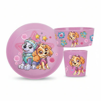 Koziol Bio-Circular Connect Set Paw Patrol Dish Bowl Cup