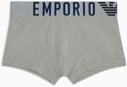Emporio Armani Men's Stretch Cotton Megalogo Trunk