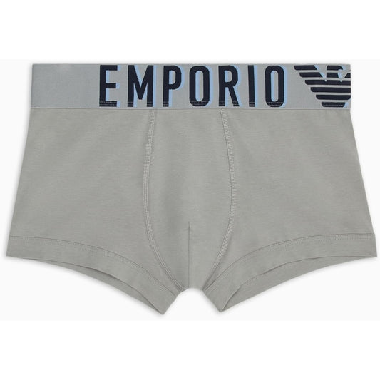 Emporio Armani Men's Stretch Cotton Megalogo Trunk