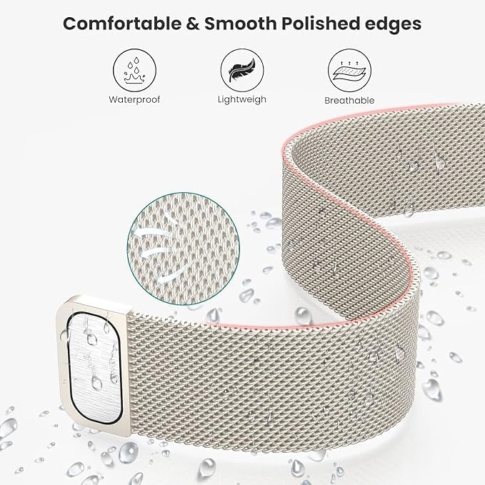 Jiamus FWJMDE2023021501A Milanese Watch Band for Apple Watch
