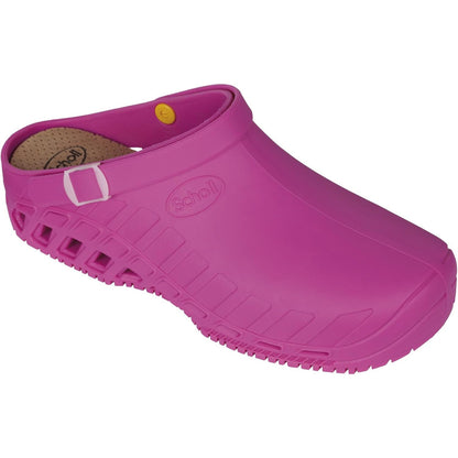 Scholl Professional Clog EVO Fuchsia: Unisex Comfort, Slip-Resistant, Easy Clean Footwear