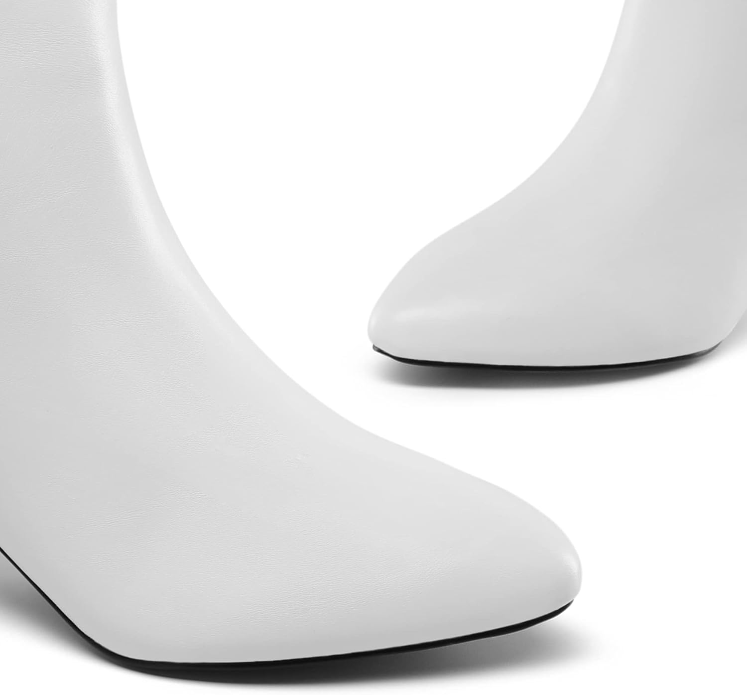 DREAM PAIRS Women's Black Plaid Stiletto Ankle Boots