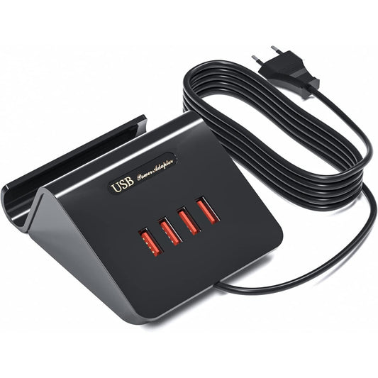 POANES 25W 4-Port USB Charger for iPhone, Samsung, Huawei