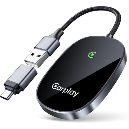 2025 Upgraded Wireless CarPlay Adapter for iPhone - Seamless Plug & Play Conversion