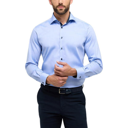 Eterna Men's Pinpoint Oxford Modern Fit Dress Shirt