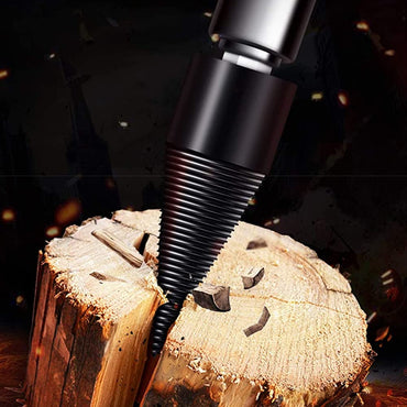 Heavy-Duty 42mm Wood Splitter Drill Bit with 3 Removable Shanks