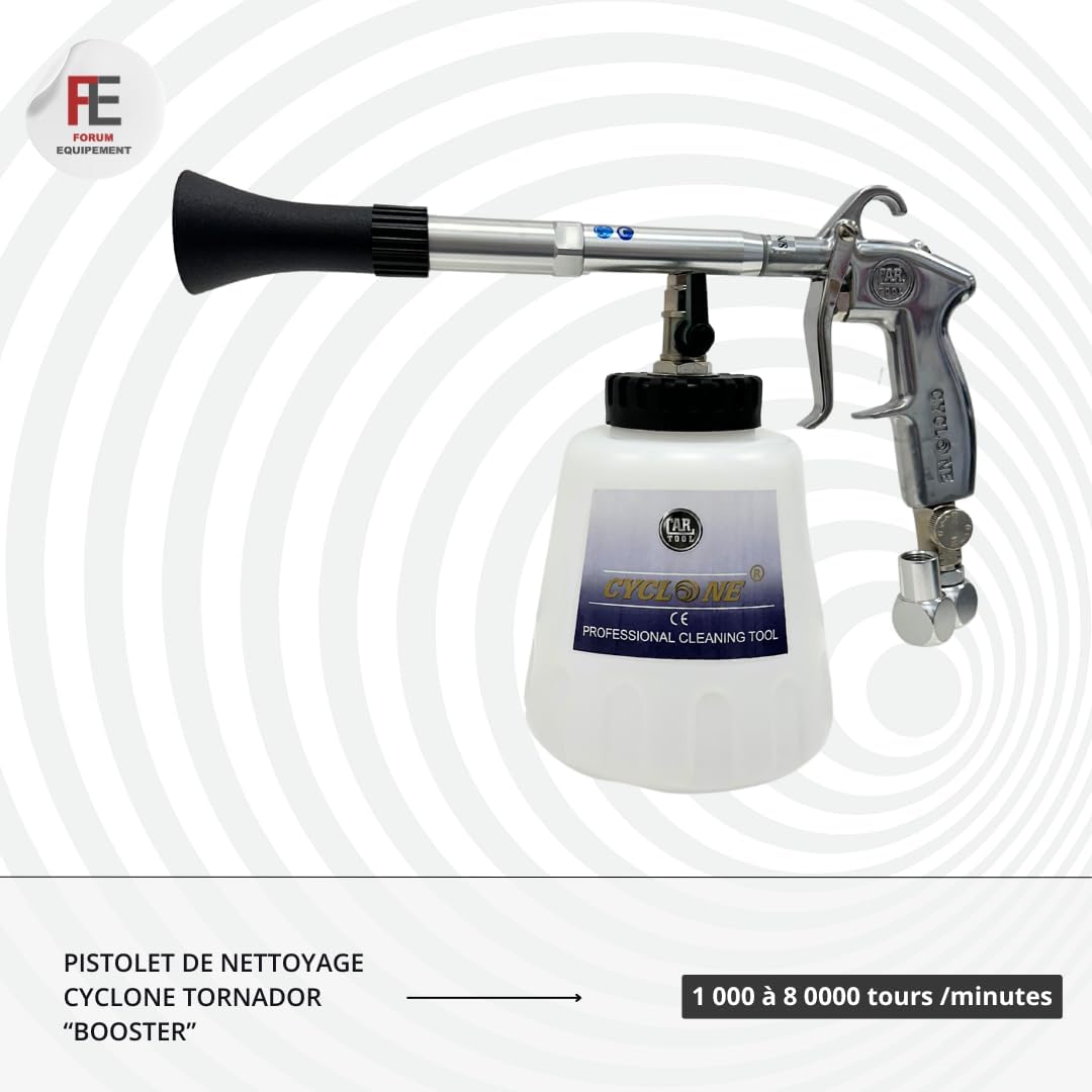 Forum Equipment CYCLONE SUPER TURBO BOOSTER Cleaning Gun White