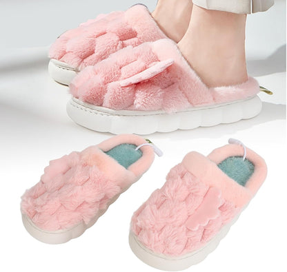 USB Heated Plush Slipper Soft Warm Washable Footwear