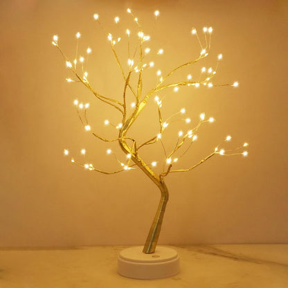 Kinamy LED Tree Light Warm White 108 LEDs 45cm USB/Battery