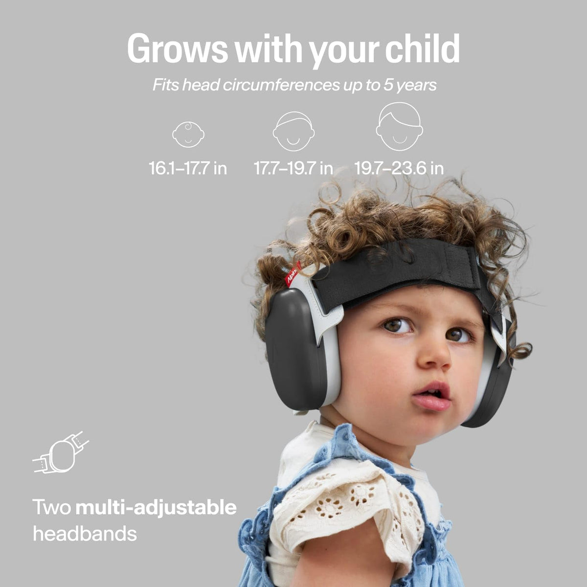 Alpine Muffy Baby Adjustable Earmuffs with 24dB Noise Reduction