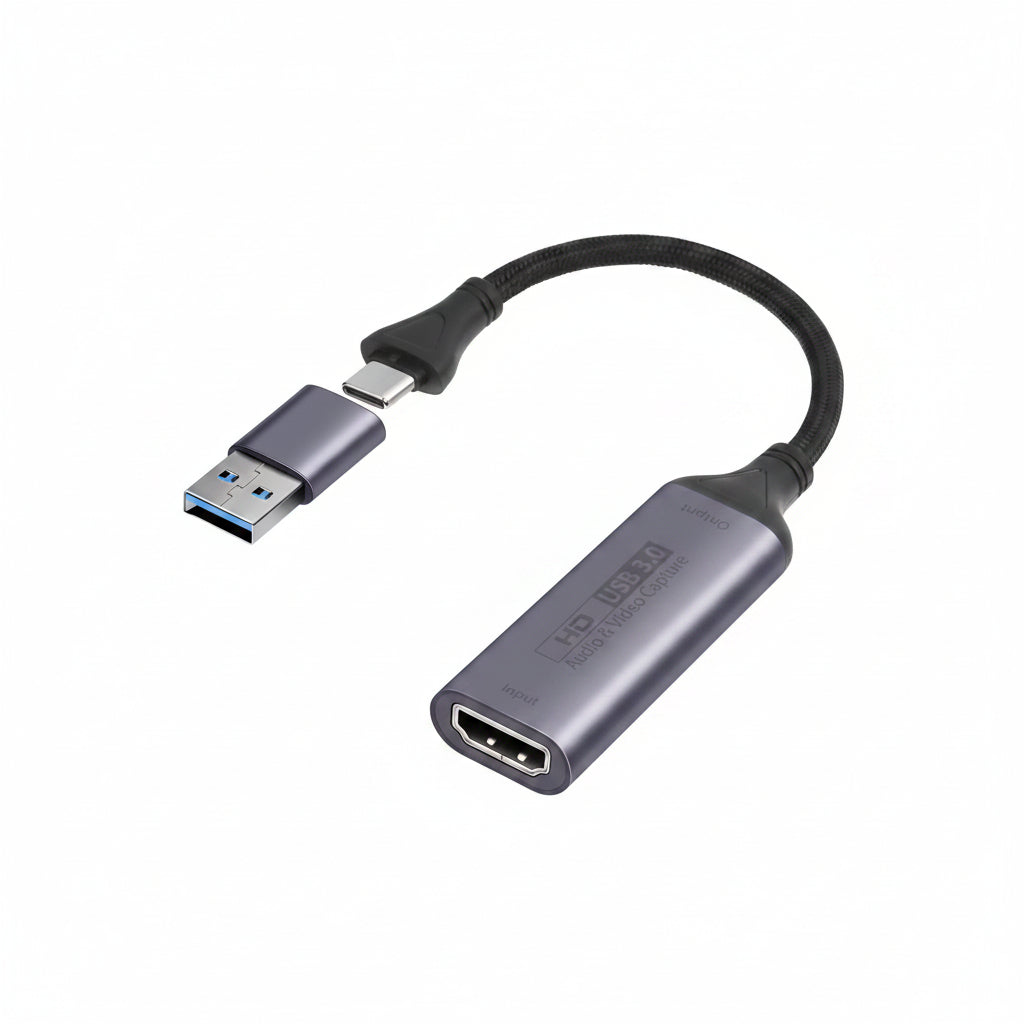 AXFEE Video Capture Card HDMI to USB-C 4K 1080P for PS5 Switch Xbox