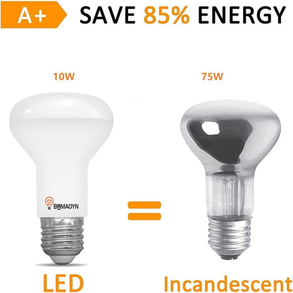 10W LED R63 E27 White 6000K Spotlight Pack of 6