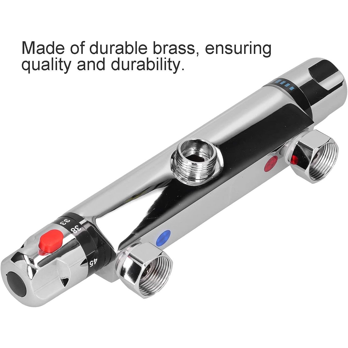 Brass Thermostatic Shower Valve with Anti-Scald Automatic Balancing