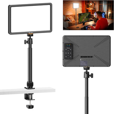 PICTRON VIJIM K20 11" Desk Mount LED Key Light Panel 2500K-9000K Bi-Color with Remote