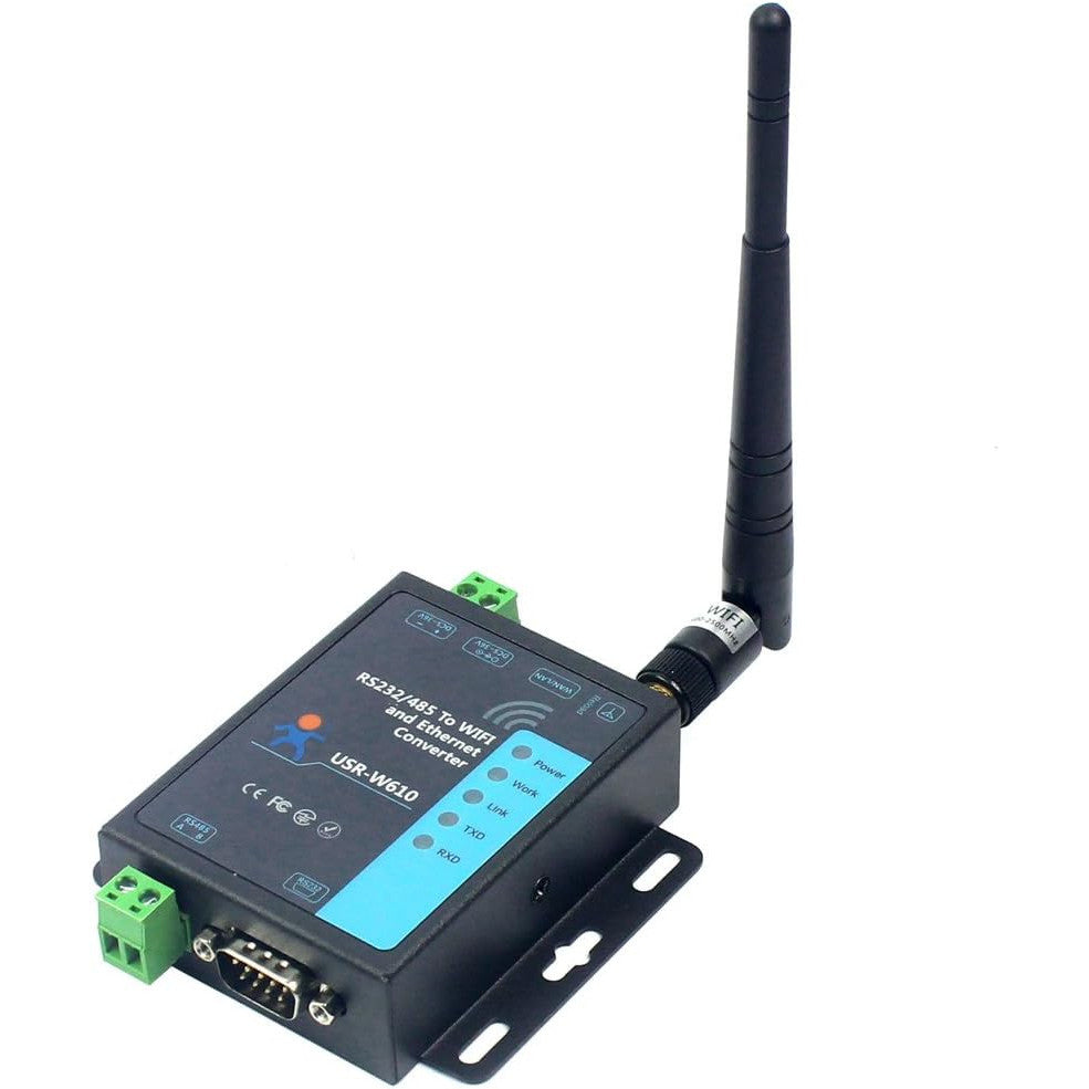 USR-W610 Serial to WiFi Ethernet Converter – RS232/RS485 Wireless Server