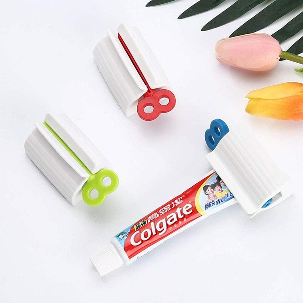 YSTAR 3-Piece Multi-Functional Toothpaste Tube Squeezer for Bathroom
