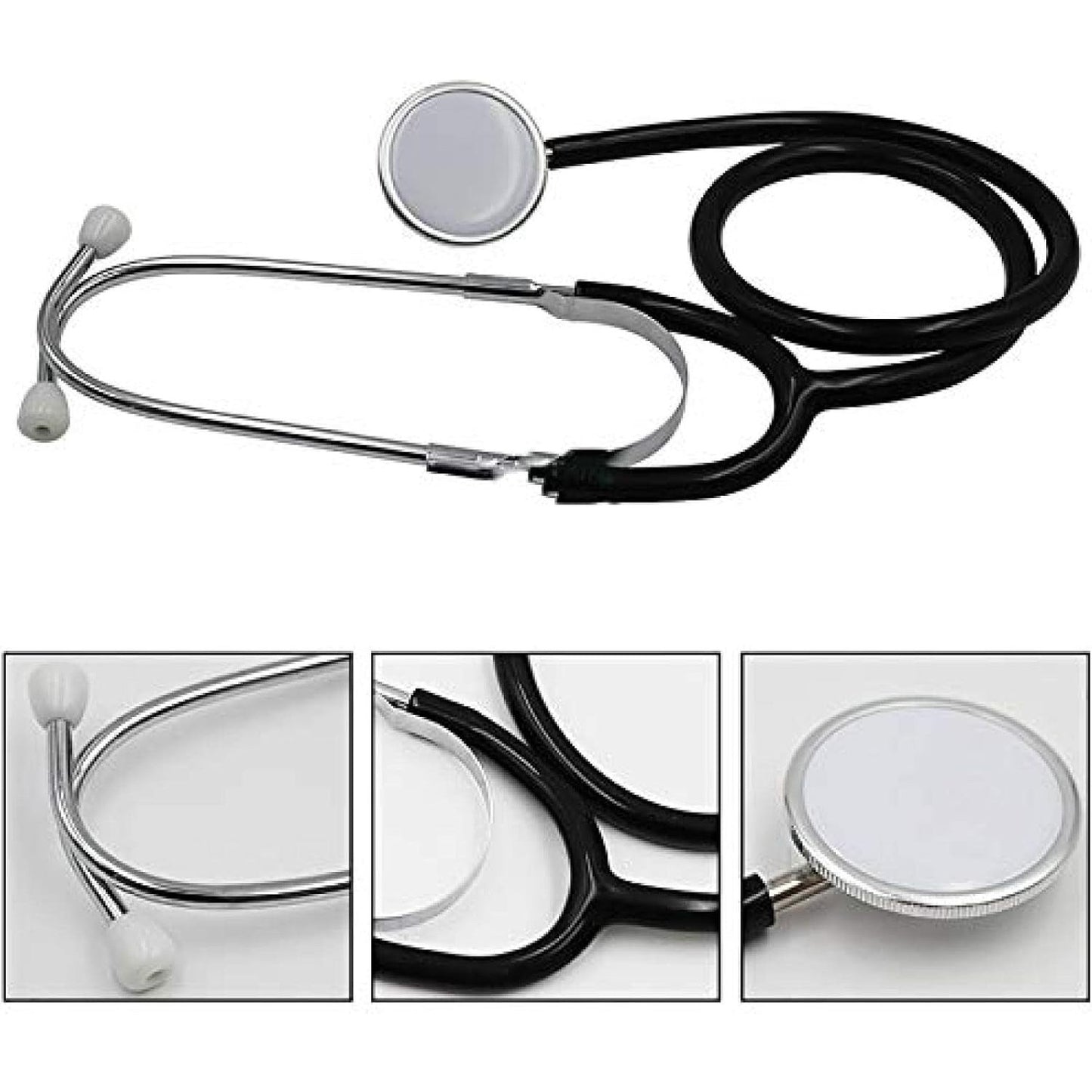 Dual-Head Veterinary Stethoscope – Noise‑Free Stainless Steel for Animals