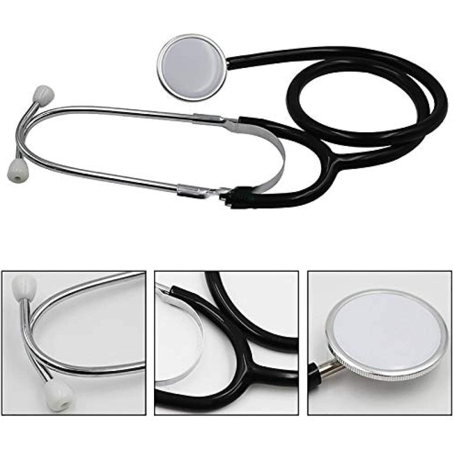 Dual-Head Veterinary Stethoscope – Noise‑Free Stainless Steel for Animals