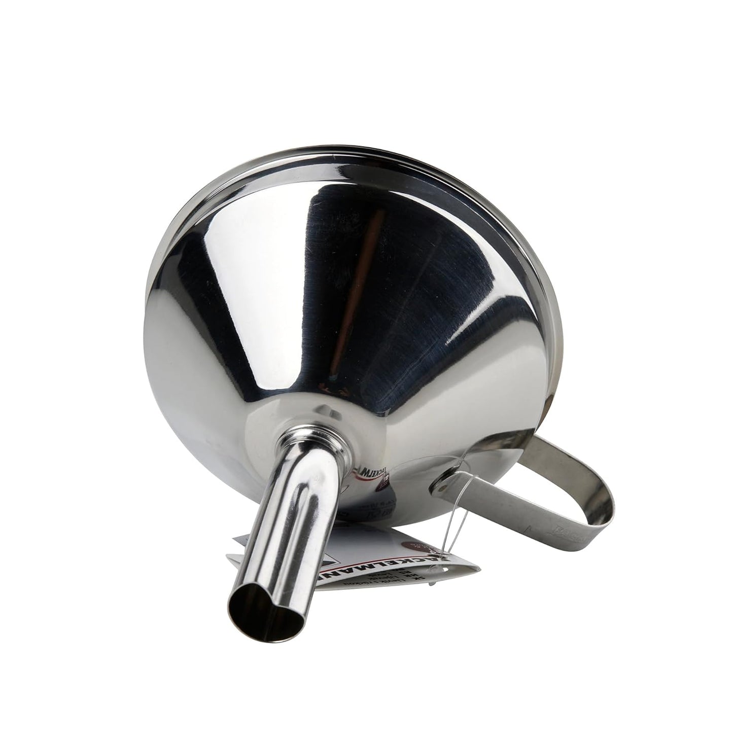 Fackelmann 3.9 x 4.3" Stainless Steel Funnel, Silver