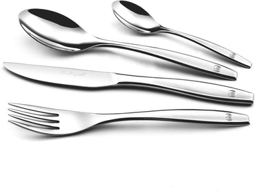 Lou Laguiole 24-Piece Stainless Steel Mirror Cutlery Set