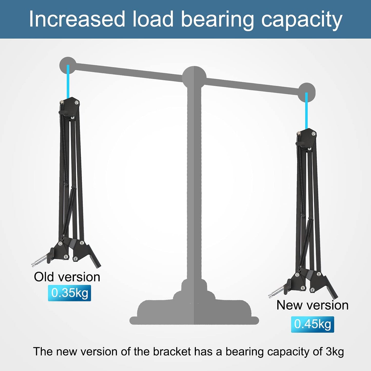 Aokeo AK-35 Adjustable Metal Microphone Boom Arm Stand