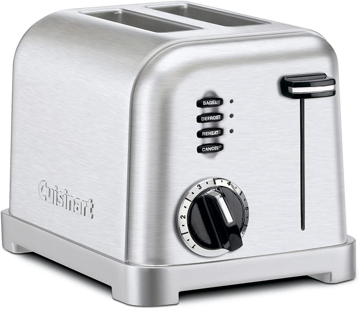 Cuisinart Metal Classic 2-Slice Toaster Brushed Stainless Finish