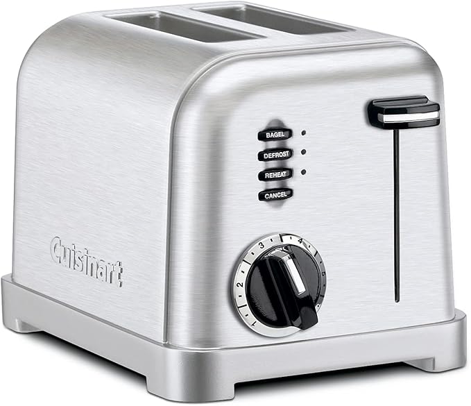 Cuisinart Metal Classic 2-Slice Toaster Brushed Stainless Finish