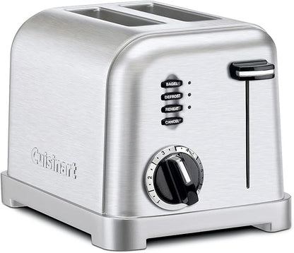 Cuisinart Metal Classic 2-Slice Toaster Brushed Stainless Finish