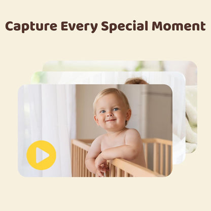 NETVUE Upgraded 5\" Baby Monitor Camera with 5000mAh Battery