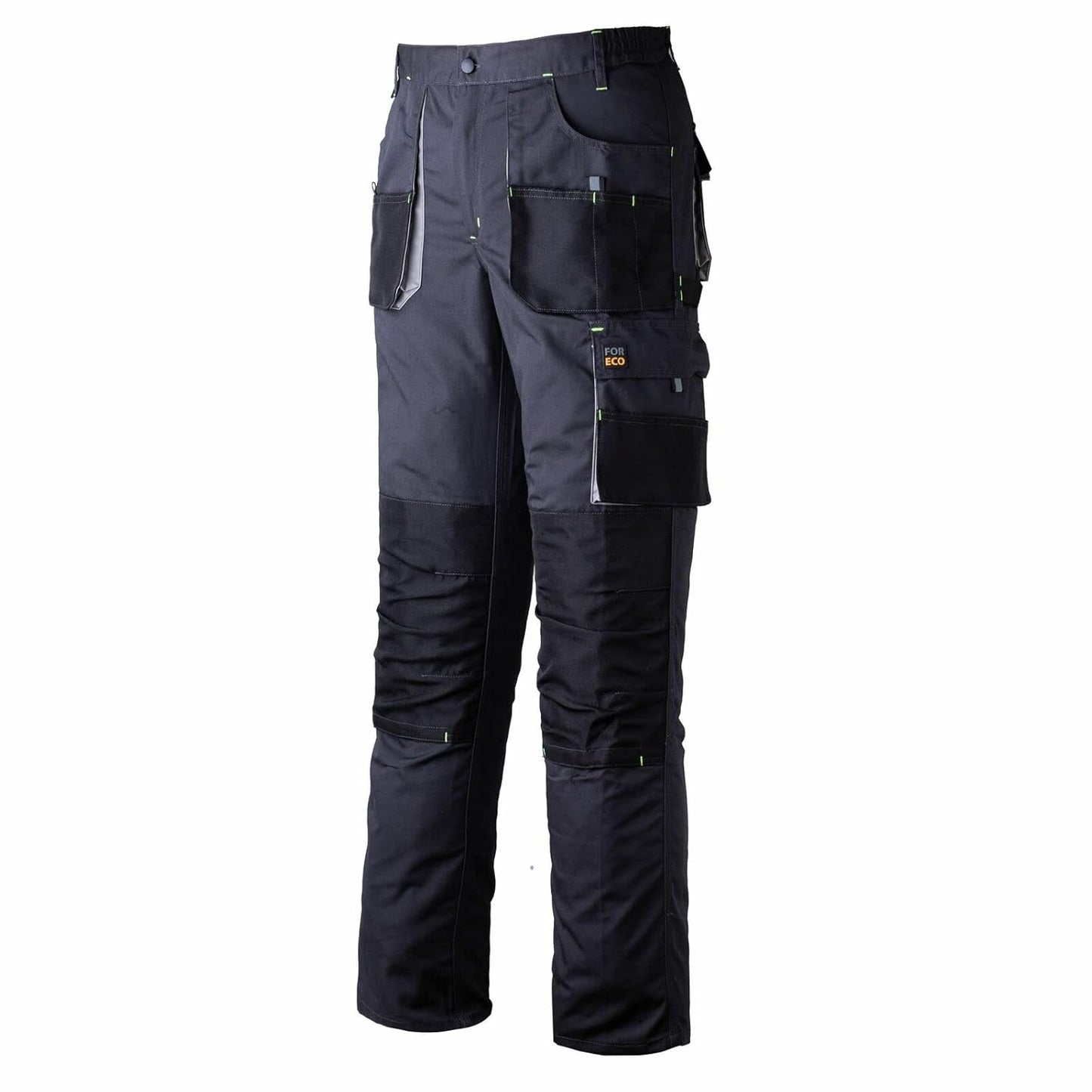 REIS FORECO‑T SBJS60 Men's Cut‑Protection Work Trousers – Grey/Black