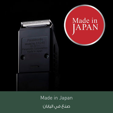 Panasonic ER240BP Cordless Beard & Moustache Trimmer with 5 Precision Settings