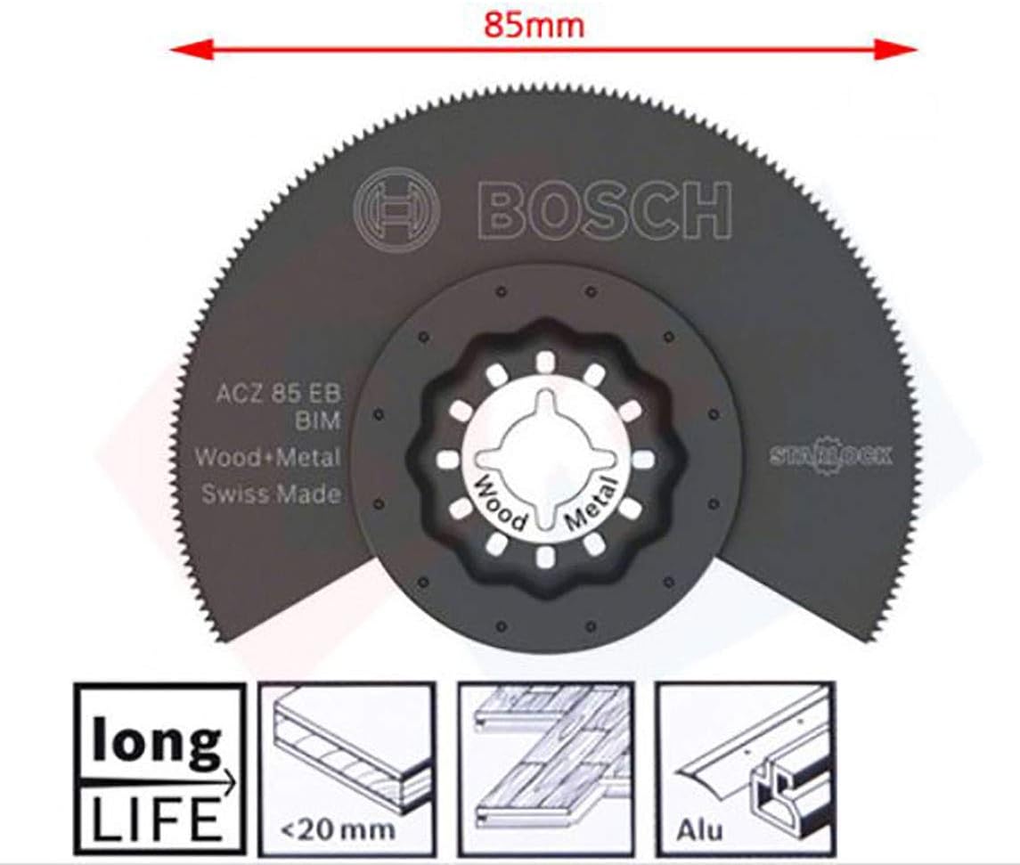 Bosch 5-Piece Starlock Tungsten Carbide Blade Set