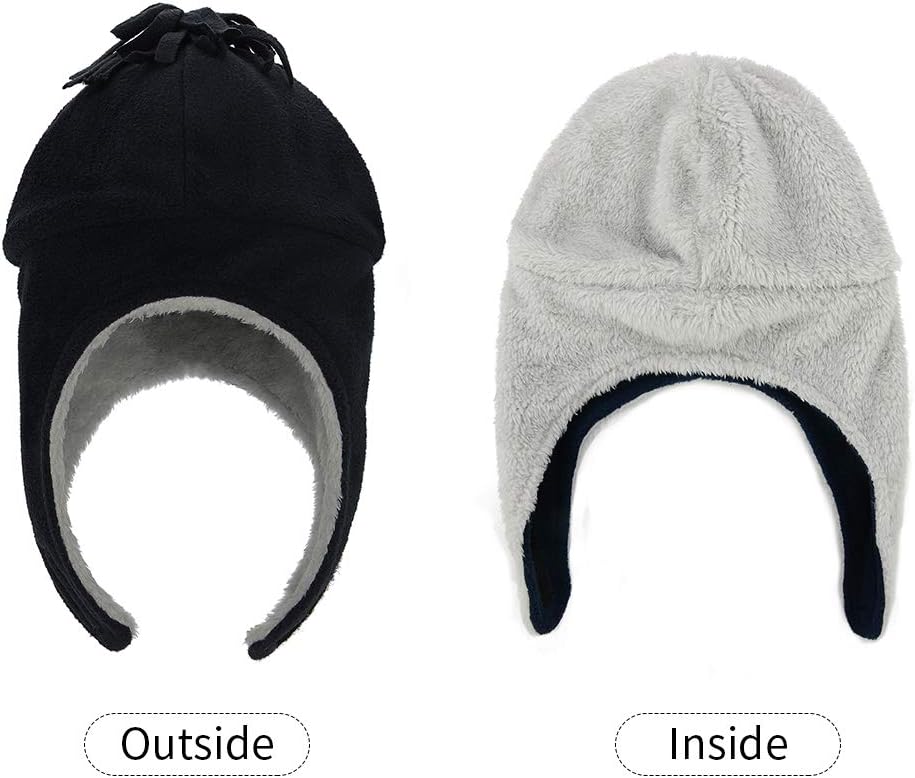 Zando Ultra-Warm Baby Winter Hat & Mitten Set – Sherpa Lined