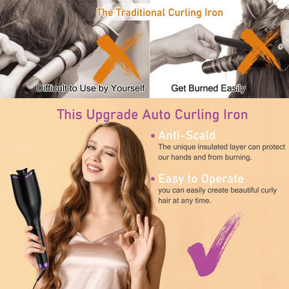 BEJARM XPRE325 Ceramic Automatic Curling Iron Black