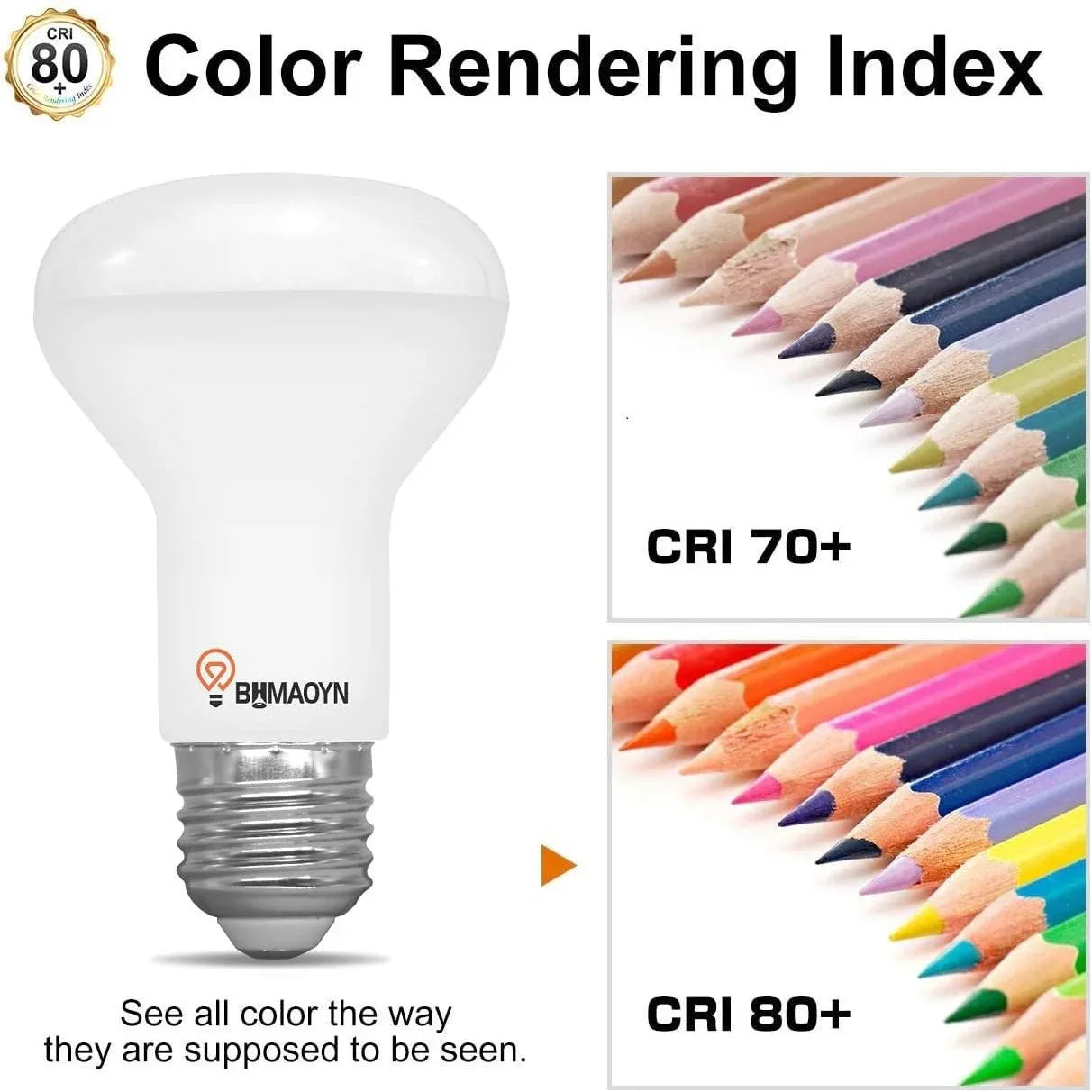 LED R63 E27 10W Cool White 6000K Reflector Bulb Pack of 6 - Gomix Brands Outlet