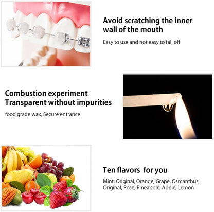 Leikedun Orthodontic Wax for Braces 10 Pack