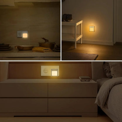 JOKBEN LED Night Light with Motion Sensor, Plug‑In Adjustable Brightness - Gomix Brands Outlet