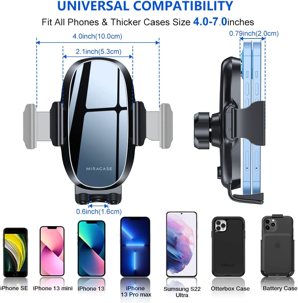 Miracase Car Phone Mount, Universal Air Vent Holder
