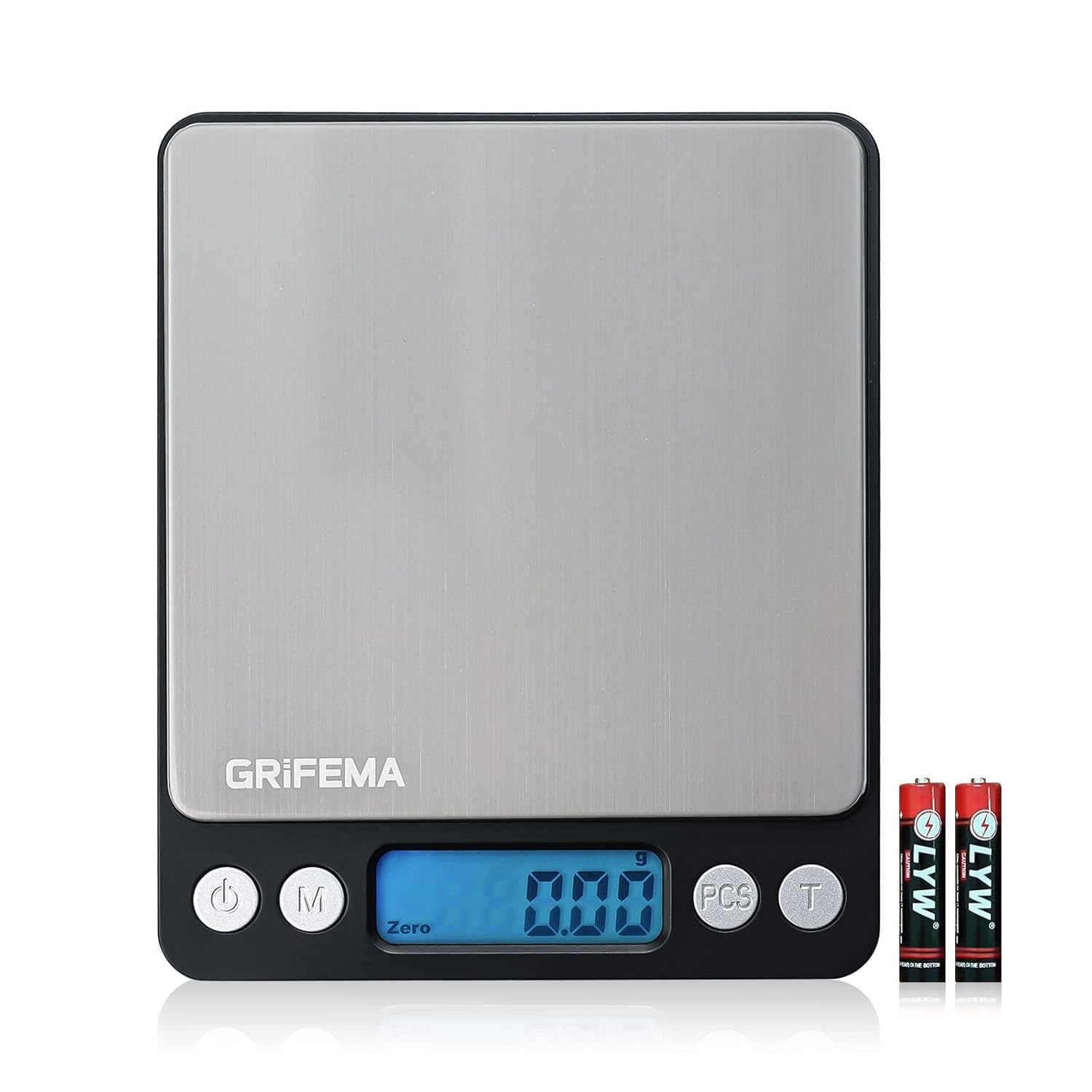 GRIFEMA Digital Kitchen Scale 0.01g‑500g Precise Mini Scale with LCD