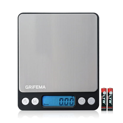 GRIFEMA Digital Kitchen Scale 0.01g‑500g Precise Mini Scale with LCD