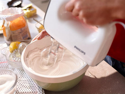 Philips Hand Mixer 450W 5 Speeds Turbo White