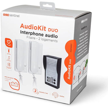 SCS Sentinel AudioKit Duo Wired Door Intercom for Two Apartments