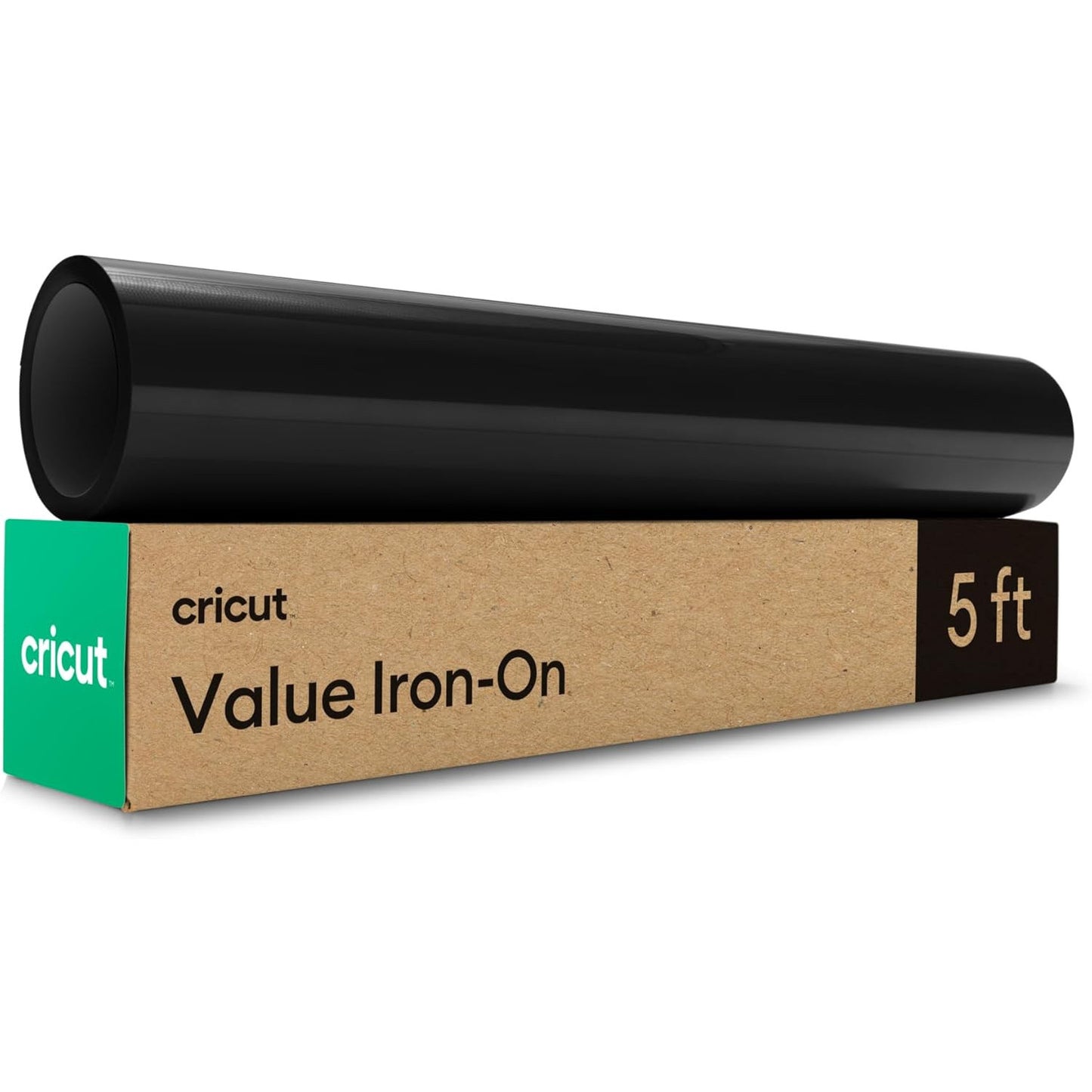 Cricut Value Black Iron-On Vinyl Roll 12×5ft HTV