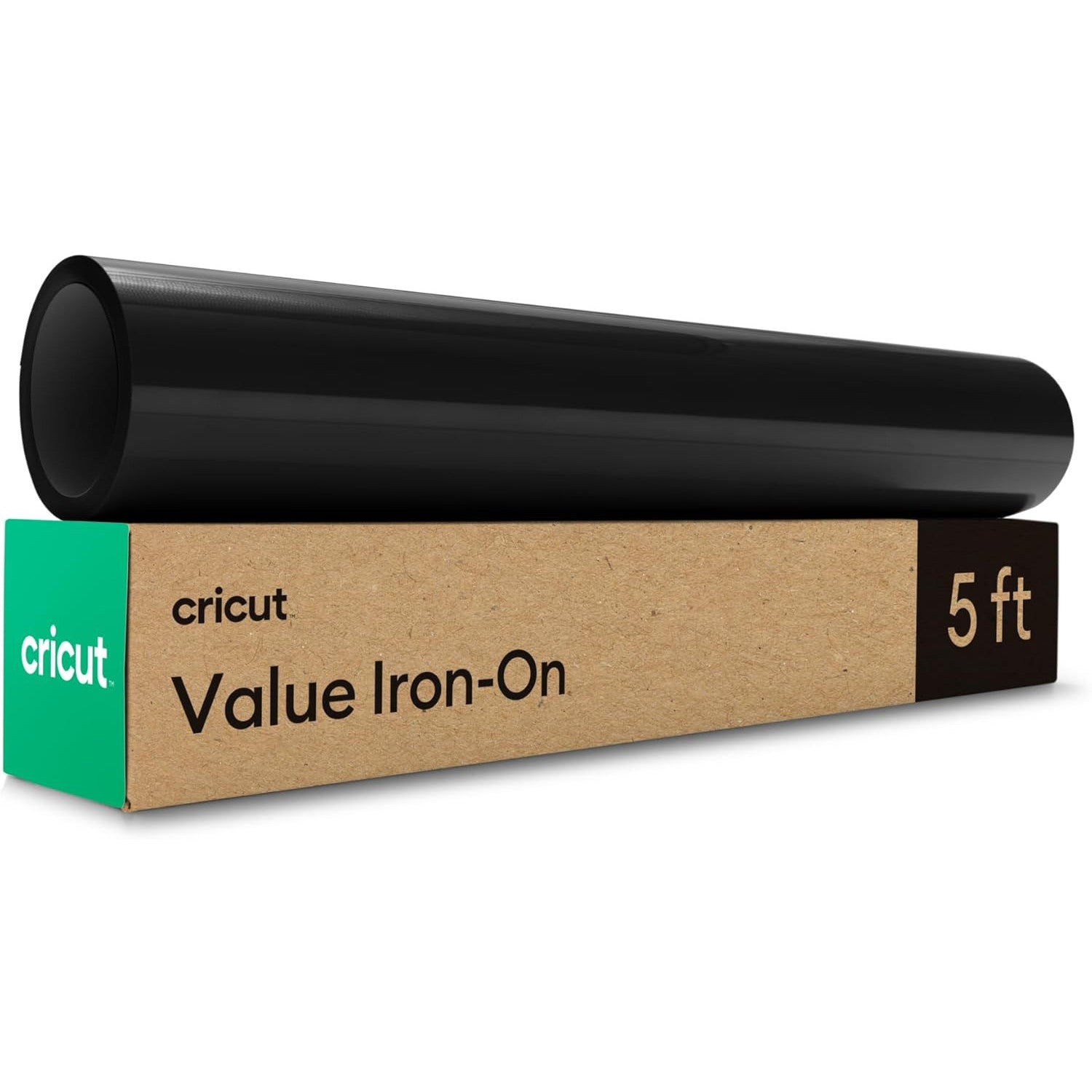 Cricut Value Black Iron-On Vinyl Roll 12×5ft HTV