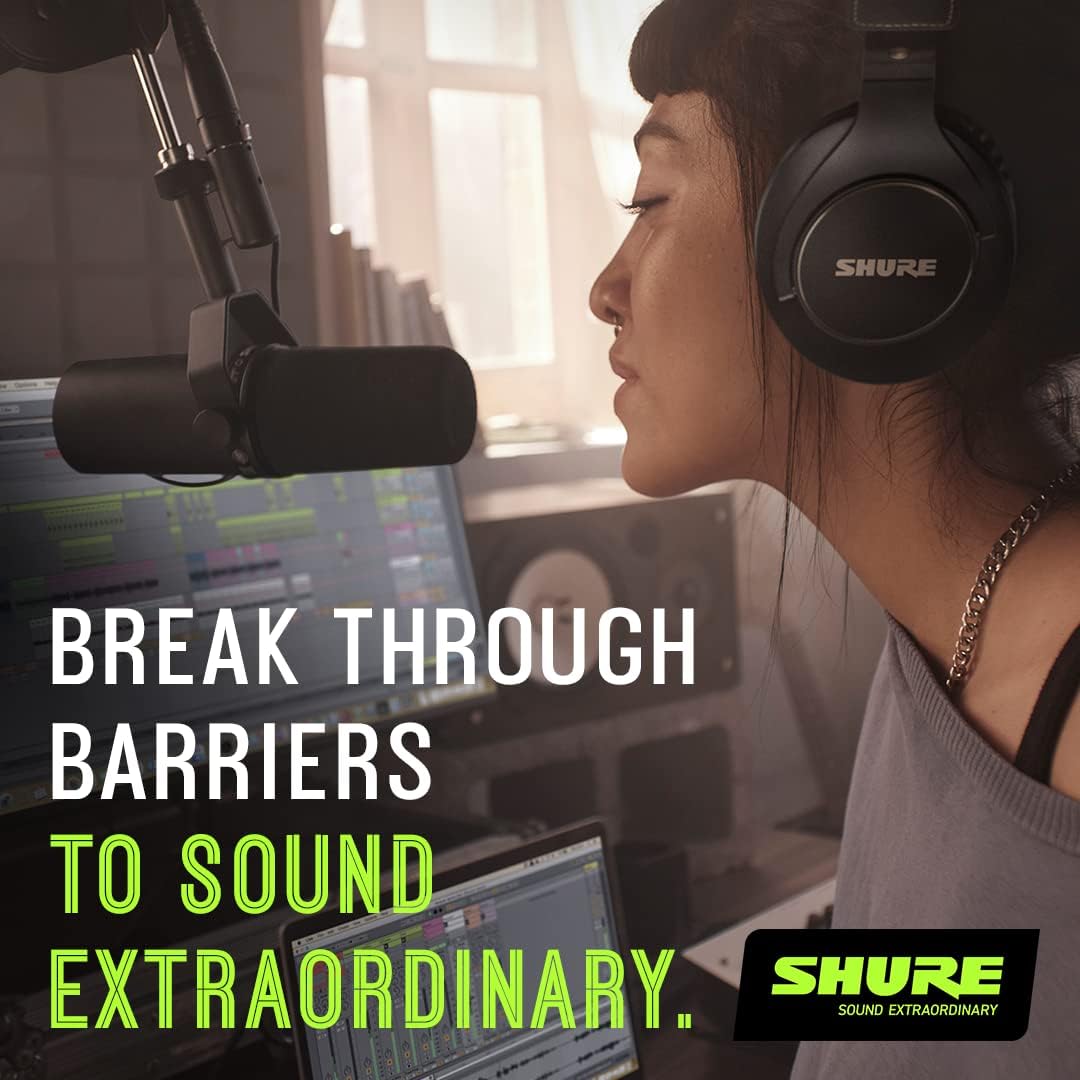 Shure SM7B Cardioid Dynamic Microphone for Podcasting and Recording