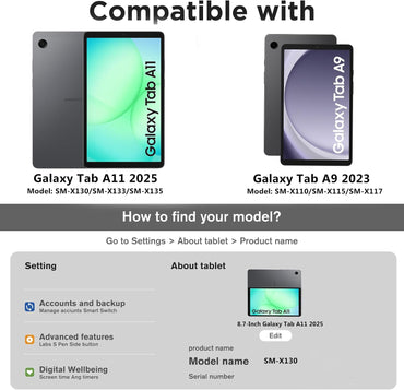 ProCase Slim Case for Galaxy Tab A11 / A9 8.7"