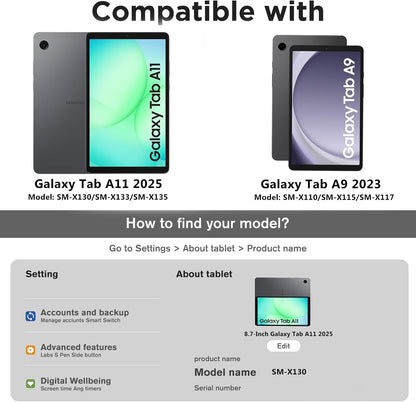 ProCase Slim Case for Galaxy Tab A11 / A9 8.7"